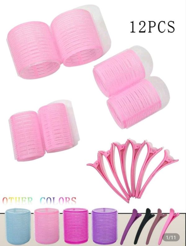 12pcs/Medium Pack , Large and Small Hair Crimper Clips